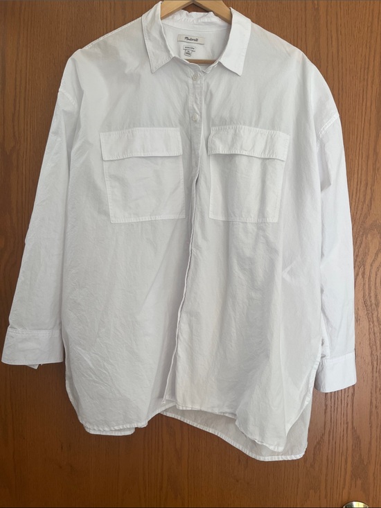 Madewell Tops - Madewell Oversized Button-Up Dress Shirt Size XL